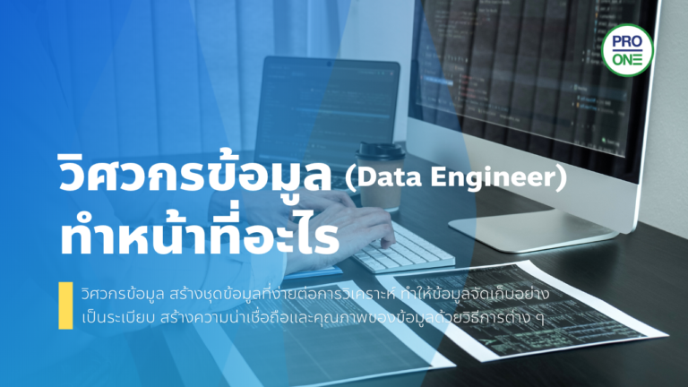 วิศวกรข้อมูล (Data Engineer)