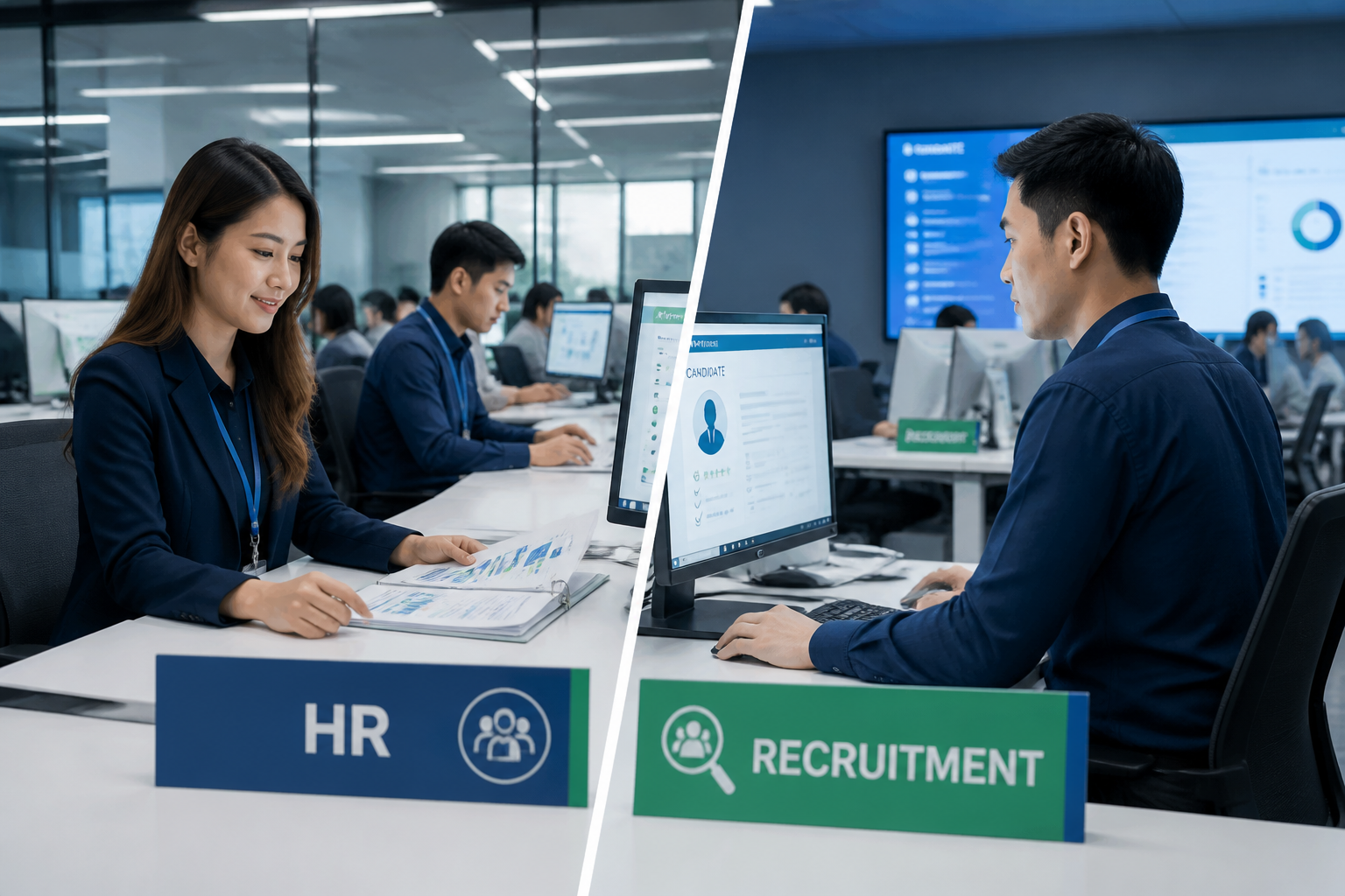 ทีม HR กับ Recruitment ต่างกันอย่างไร? องค์กรควรมีทั้งคู่ไหม?