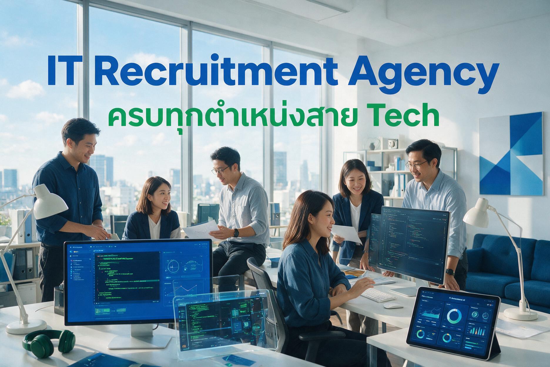 IT Recruitment Agency ครบทุกตำแหน่งสาย Tech