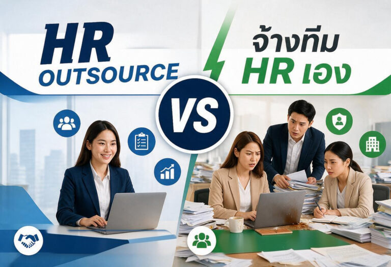 เปรียบเทียบ HR Outsource vs จ้างทีม HR