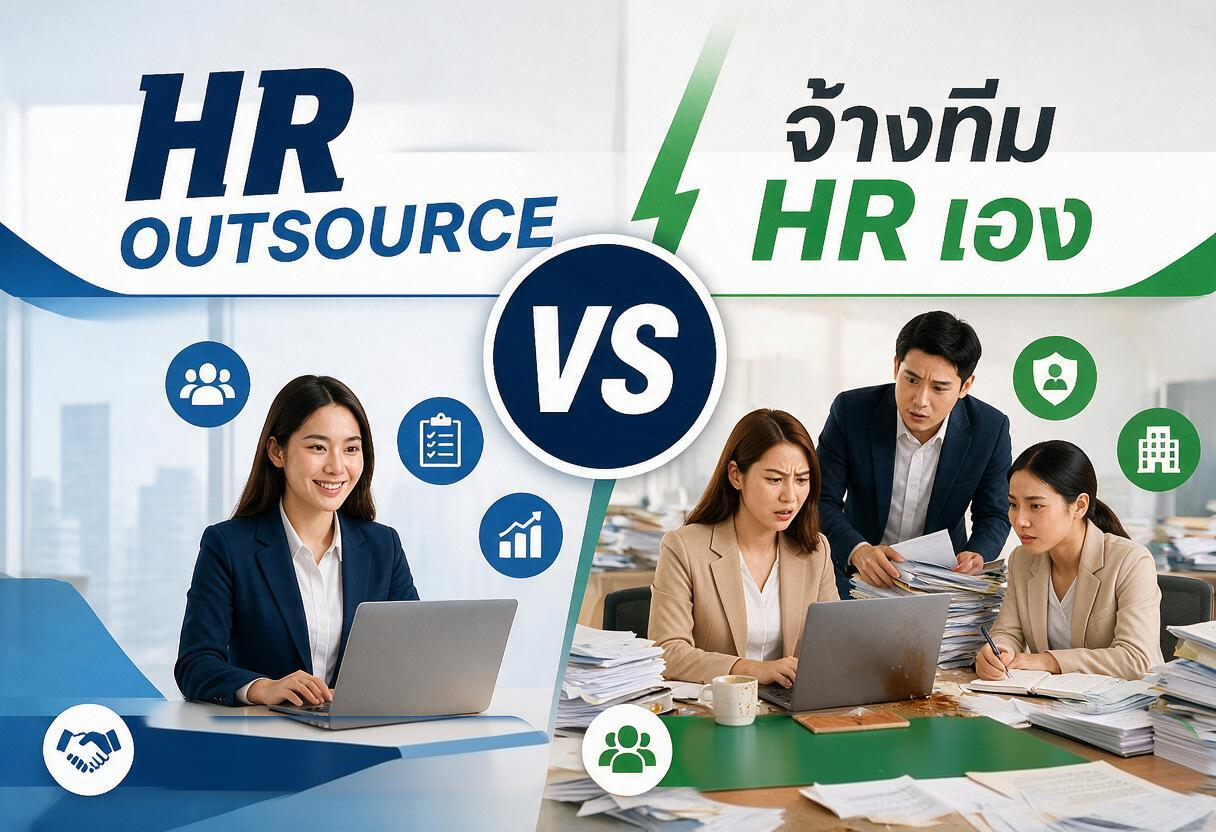 เปรียบเทียบ HR Outsource vs จ้างทีม HR เอง